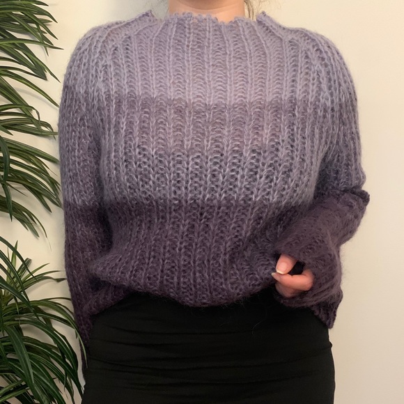 Vintage Mohair Ombré Sweater - Picture 4 of 7